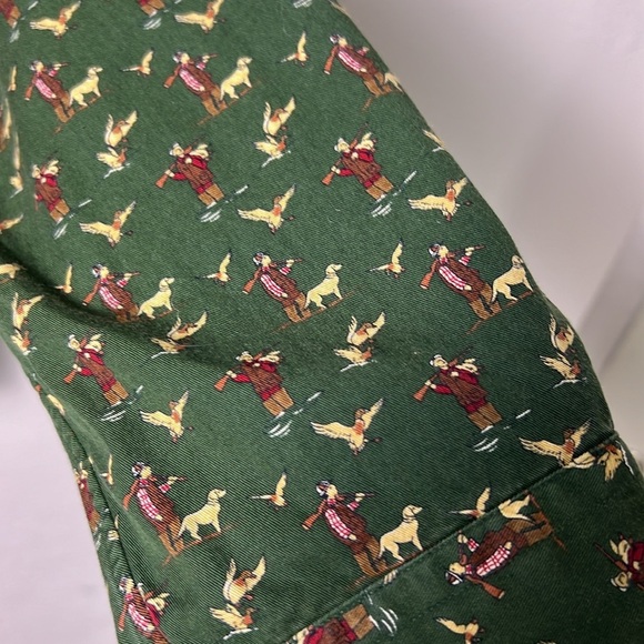 Ralph Lauren Duck Hunting Dog Print Long Sleeve Men's Shirt Custom Fit XL - Picture 4 of 8